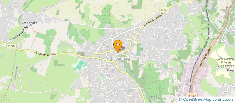 localisation de l'entreprise AQUEDUCS IMMOBILIER  CHAPONOST