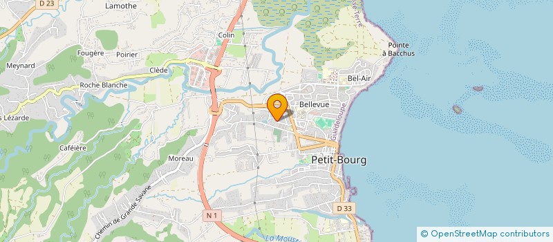 localisation de l'entreprise AQUENE-FAGA à PETIT-BOURG