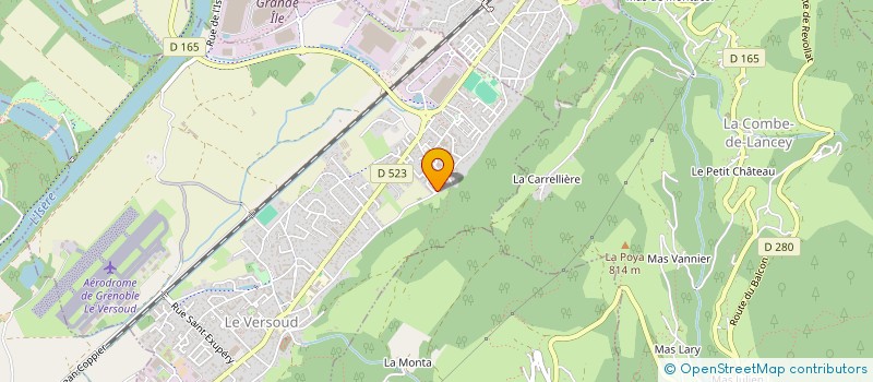 localisation de l'entreprise AQUEO à LE VERSOUD