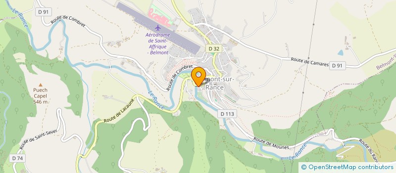 localisation de l'entreprise AQUI BA PLA  COMBRET