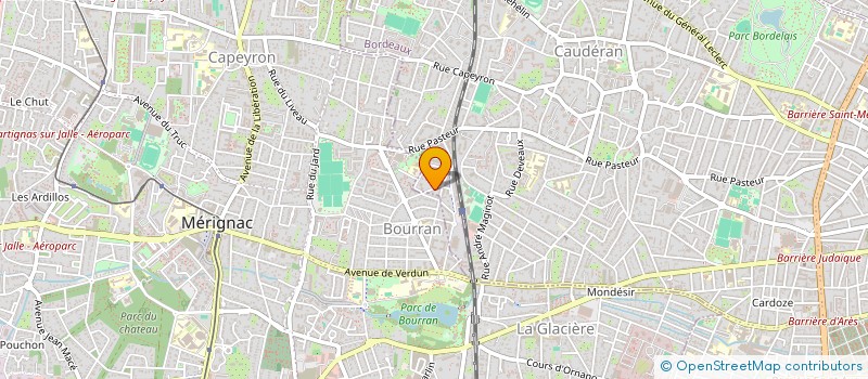 localisation de l'entreprise AQUI CONSULT à BORDEAUX