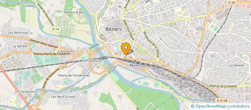 localisation de l'entreprise AQUI ESTAMOS  BEZIERS