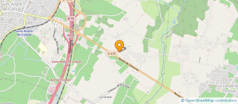 localisation de l'entreprise AQUI'FLEX 33  SAINT-ANDRE-DE-CUBZAC