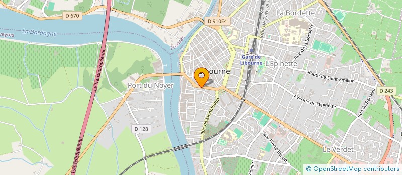 localisation de l'entreprise AQUI-FLOT  LIBOURNE