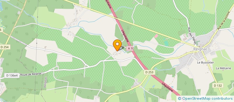 localisation de l'entreprise AQUI'LAINE SOLIDAIRE  REIGNAC