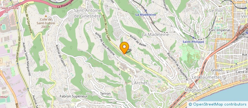 localisation de l'entreprise AQUI NISSA à NICE