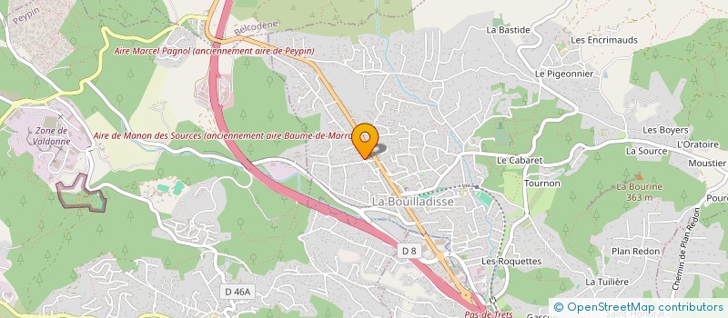 localisation de l'entreprise AQUI SHOP  LA BOUILLADISSE