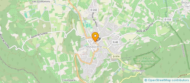 localisation de l'entreprise AQUI SIAN BEN  MALAUCENE