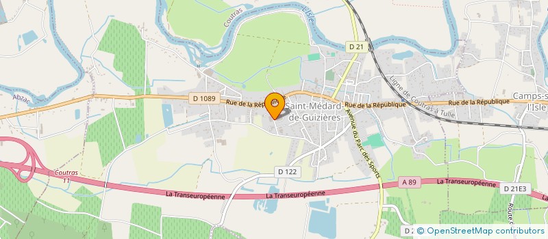 localisation de l'entreprise AQUI-STEEL à SAINT-MEDARD-DE-GUIZIERES