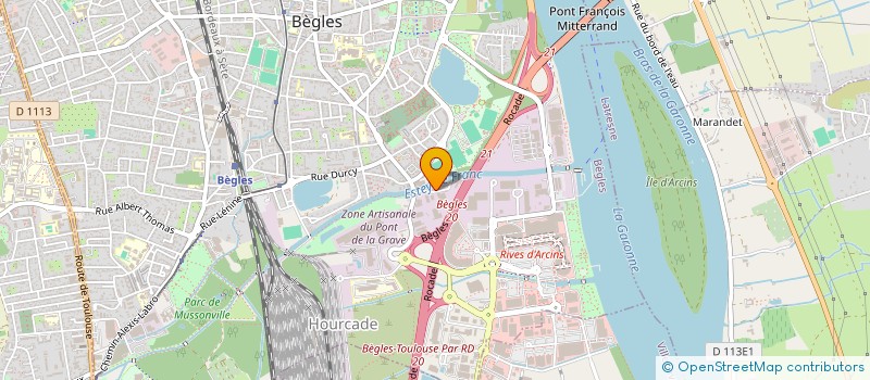 localisation de l'entreprise AQUI-TECH à BEGLES