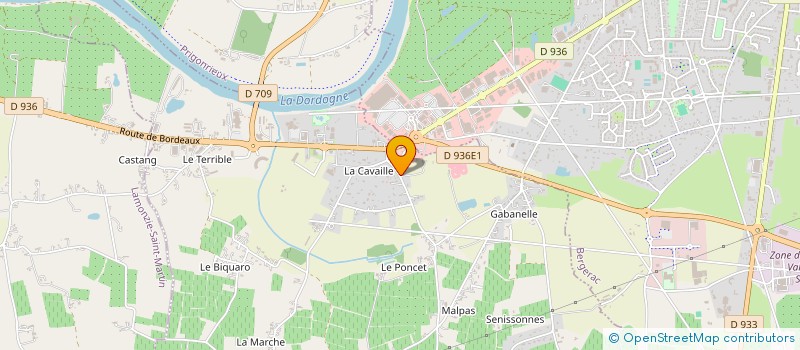 localisation de l'entreprise AQUI'TERRE à SAINT-LAURENT-DES-VIGNES