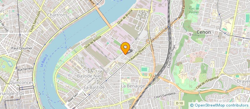 localisation de l'entreprise AQUIBATG  BORDEAUX