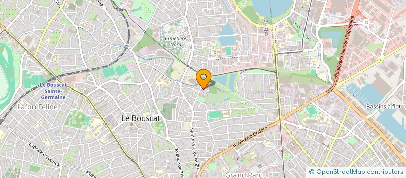 localisation de l'entreprise AQUICARDIA à LE BOUSCAT