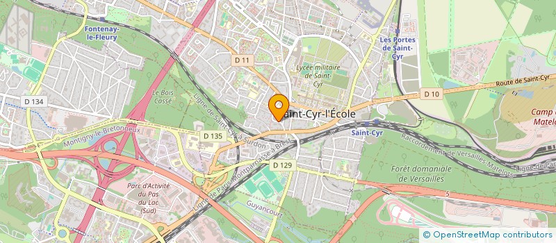 localisation de l'entreprise AQUIESCENT1  SAINT-CYR-L'ECOLE