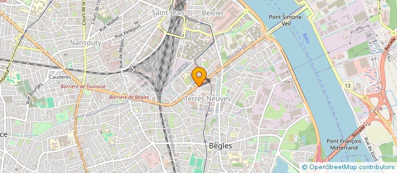 localisation de l'entreprise AQUIGEXCO AQUITAIN GESTION EXPER CONSEIL à BEGLES