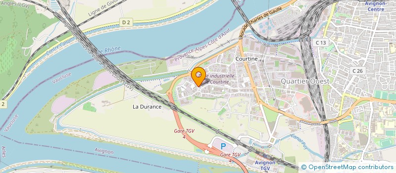 localisation de l'entreprise AQUILA  AVIGNON