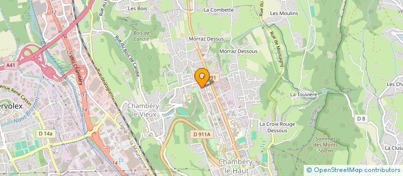 localisation de l'entreprise AQUILA  CHAMBERY