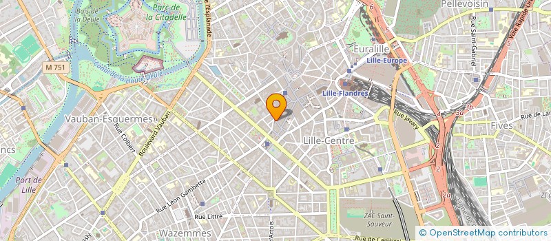 localisation de l'entreprise AQUILA à LILLE