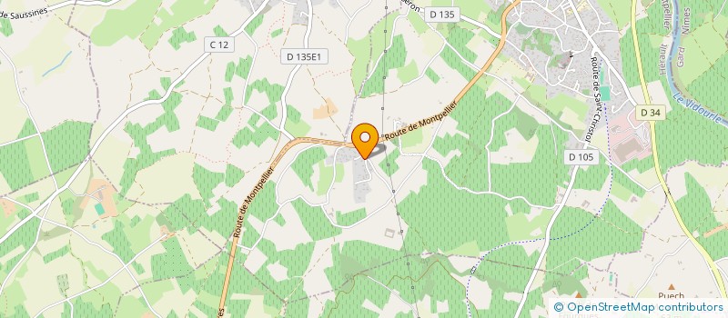 localisation de l'entreprise AQUILA AERO SOLUTION  BOISSERON