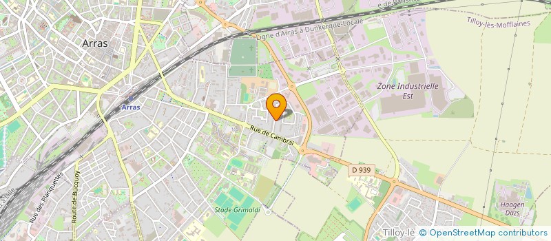 localisation de l'entreprise AQUILA CONCIERGERIE à ARRAS