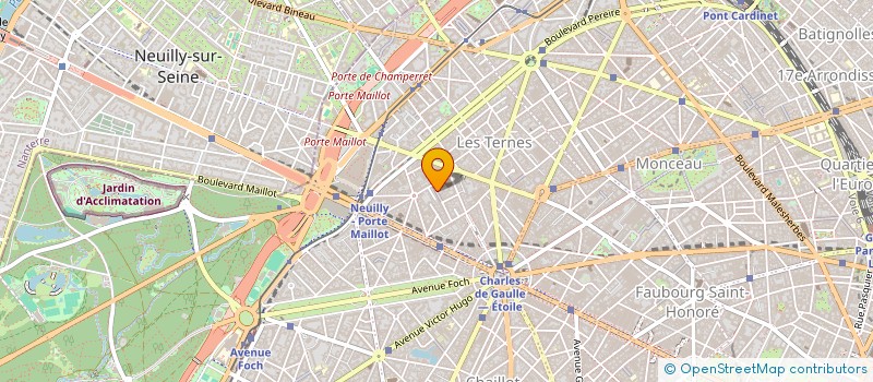 localisation de l'entreprise AQUILA S.A.S  PARIS