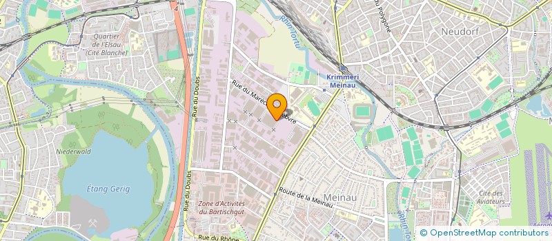 localisation de l'entreprise AQUILEA à STRASBOURG