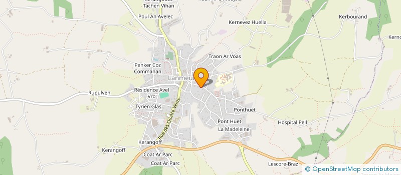 localisation de l'entreprise AQUILEO CONSULTING à LANMEUR