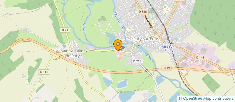 localisation de l'entreprise AQUILINDIS DISTRIBUTION à PACY-SUR-EURE