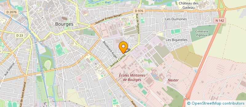 localisation de l'entreprise AQUILOC33 à BOURGES