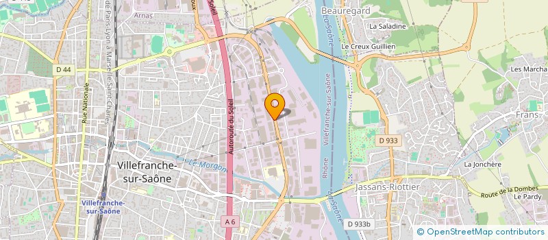 localisation de l'entreprise AQUILON  VILLEFRANCHE-SUR-SAONE