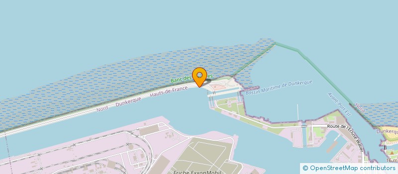 localisation de l'entreprise AQUILON à DUNKERQUE