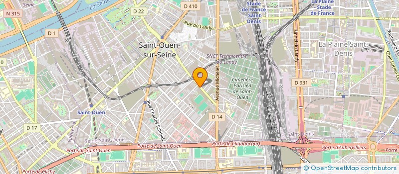 localisation de l'entreprise AQUILON SECURITE à SAINT-OUEN-SUR-SEINE