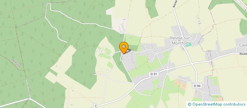 localisation de l'entreprise AQUILON - VENT DU NORD  ILLEVILLE-SUR-MONTFORT