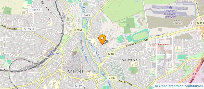localisation de l'entreprise AQUILOS à CHARTRES