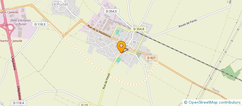 localisation de l'entreprise AQUILSTAR à AUNEAU-BLEURY-SAINT-SYMPHORIEN