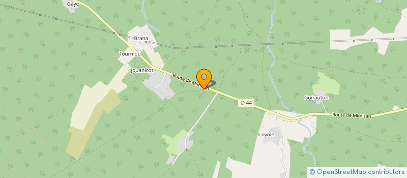localisation de l'entreprise AQUILUB SERVICES à ESCOURCE