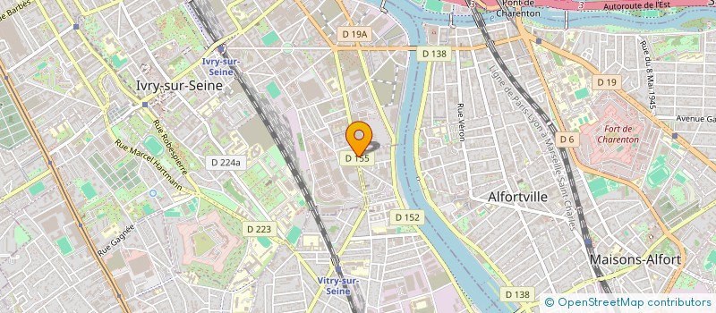 localisation de l'entreprise AQUIN à VITRY-SUR-SEINE