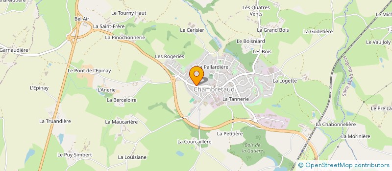 localisation de l'entreprise AQUINATE  CHANVERRIE