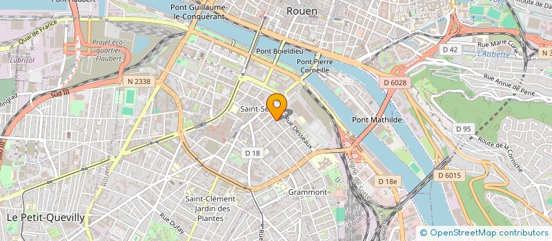 localisation de l'entreprise AQUIND SAS à ROUEN