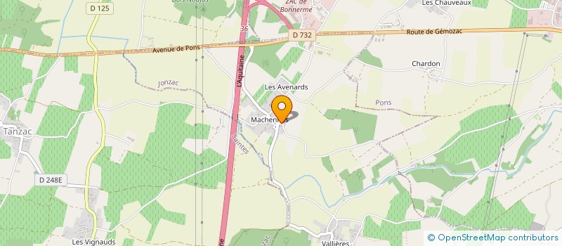 localisation de l'entreprise AQUINO CONCEPT  MAZEROLLES