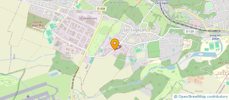 localisation de l'entreprise AQUINOVE  LES LOGES-EN-JOSAS