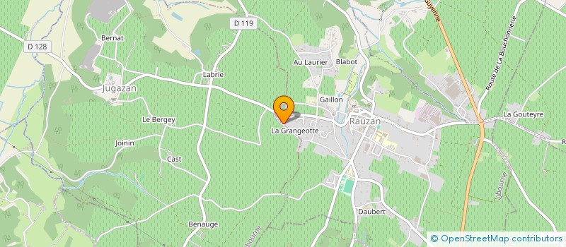 localisation de l'entreprise AQUINTER  RAUZAN