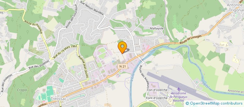 localisation de l'entreprise AQUIPAS PERIGUEUX  TRELISSAC