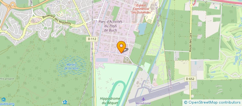 localisation de l'entreprise AQUIPISCINES  LA TESTE-DE-BUCH