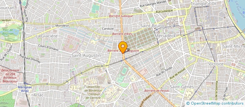 localisation de l'entreprise AQUIPROM  BORDEAUX