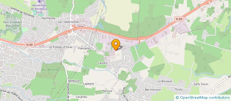 localisation de l'entreprise AQUIR  YVRAC