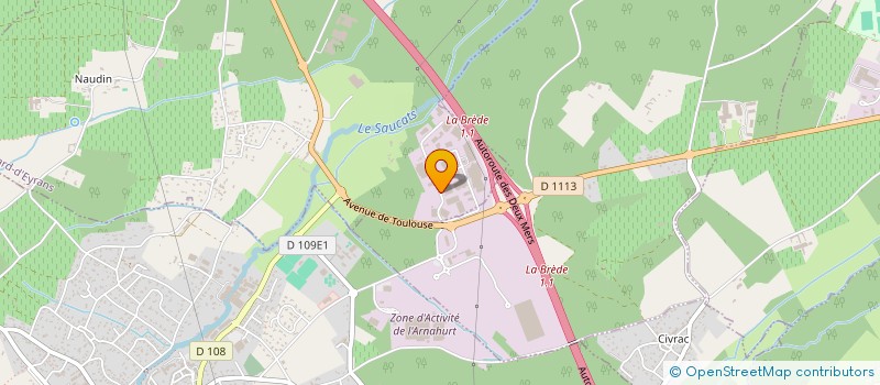 localisation de l'entreprise AQUIREC  SAINT-MEDARD-D'EYRANS