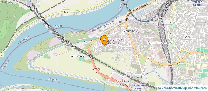 localisation de l'entreprise AQUISERV à AVIGNON