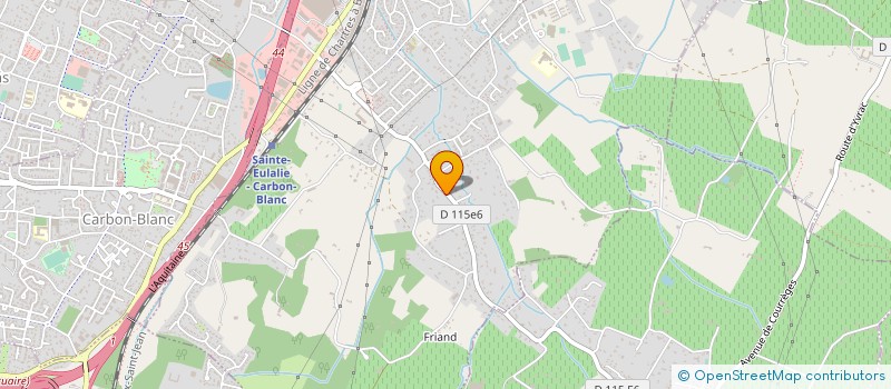 localisation de l'entreprise AQUISOL ENVIRONNEMENT  SAINTE-EULALIE