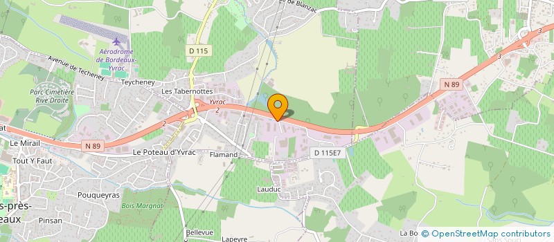 localisation de l'entreprise AQUISOLE à YVRAC